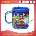 plastic cup soft pvc mug Cup for Promotional Gift